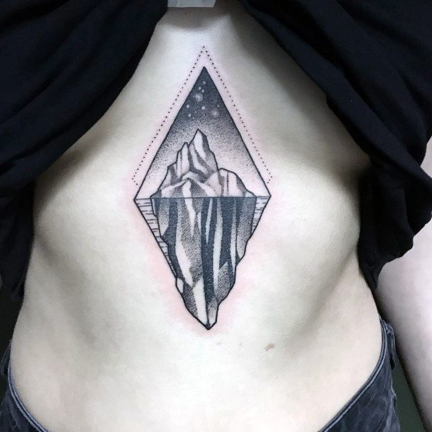 Awesome Iceberg Tattoos For Women