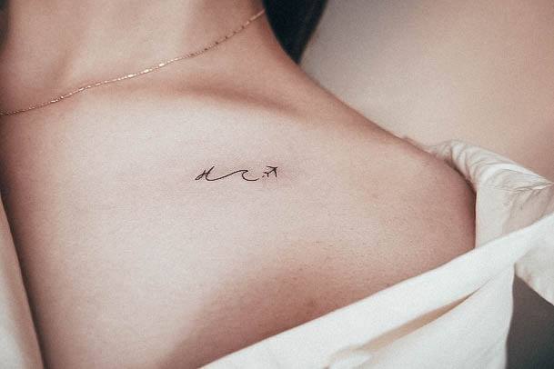 Awesome Initials Tattoos For Women