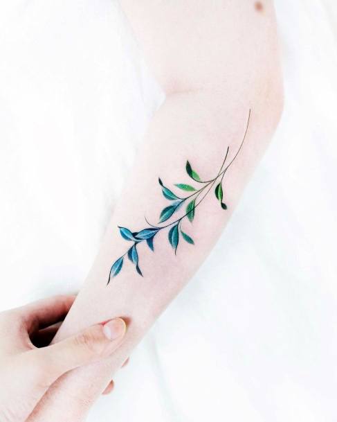 Awesome Leaf Tattoos For Women