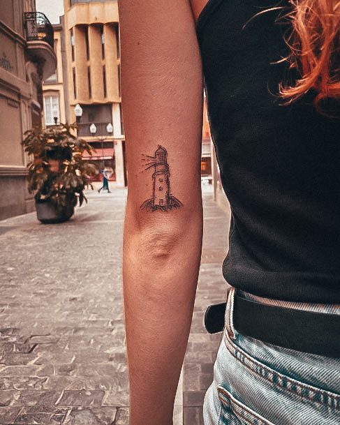 Awesome Lighthouse Tattoos For Women