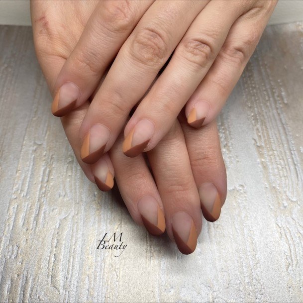 Awesome Matte Fall Fingernails For Women