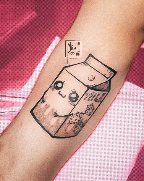 Awesome Milk Tattoos For Women