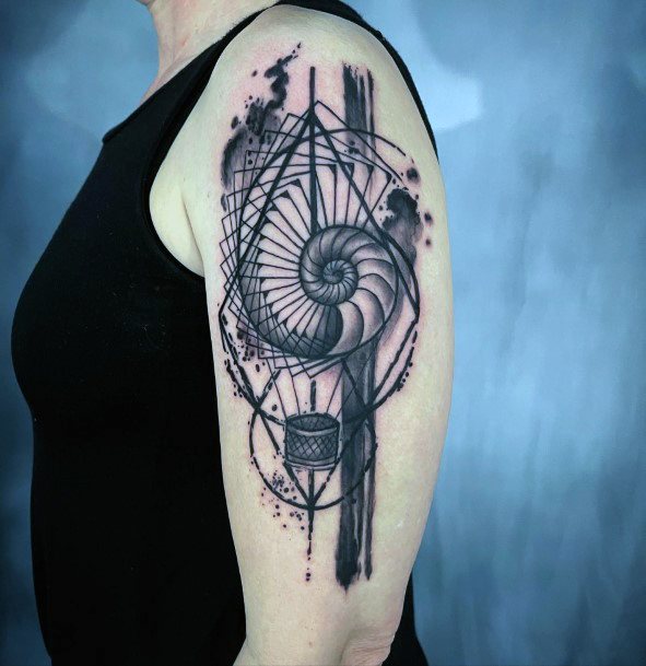 Awesome Nautilus Tattoos For Women