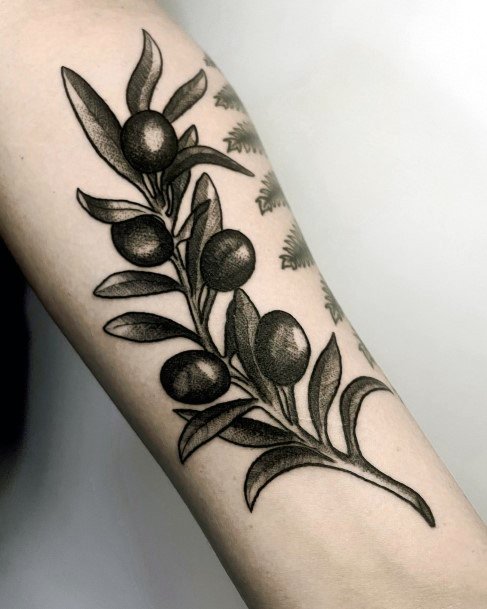 Awesome Olive Branch Tattoos For Women