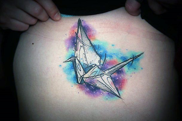 Awesome Origami Tattoos For Women