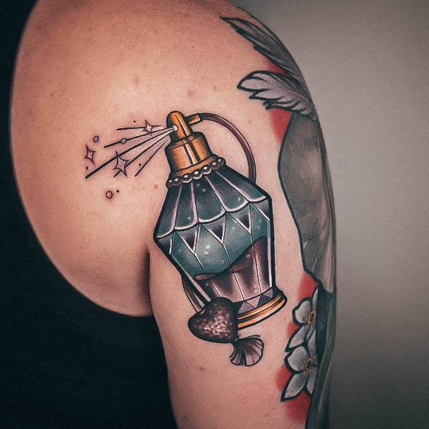 Awesome Perfume Tattoos For Women