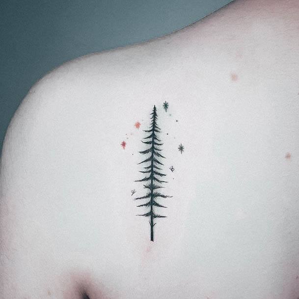 Awesome Pine Tree Tattoos For Women