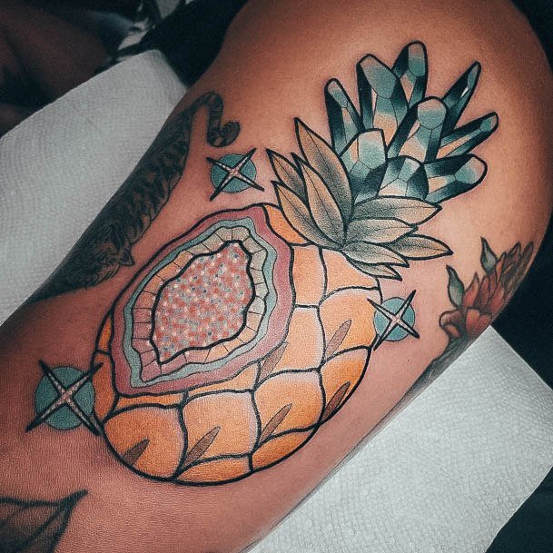 Awesome Pineapple Tattoos For Women