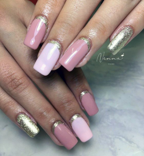 Awesome Pink Dress Fingernails For Women