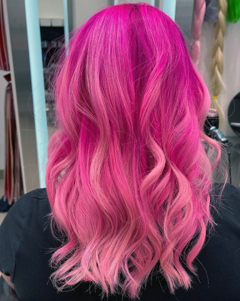 Awesome Pink Hairstyless For Women