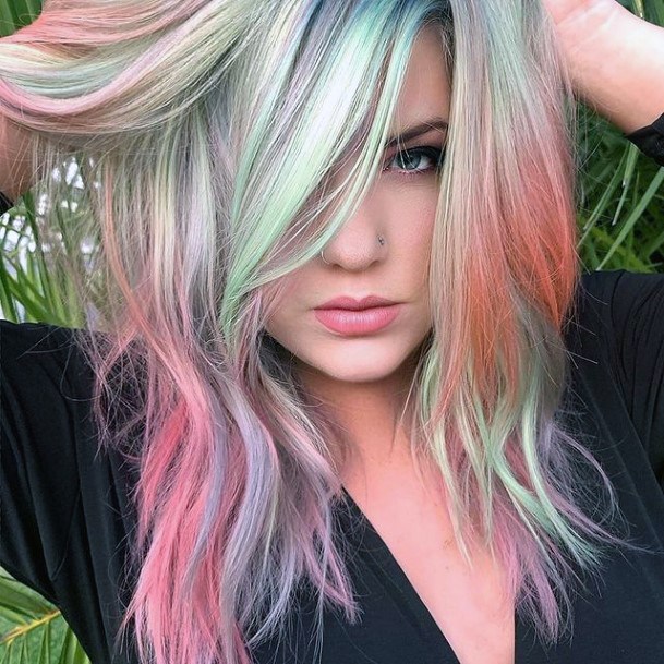 Awesome Pink Ombre Hairstyless For Women