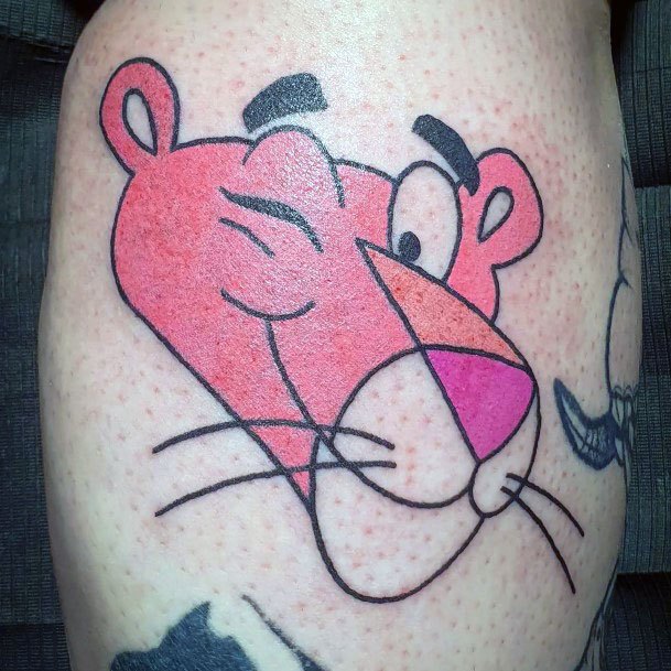 Awesome Pink Panther Tattoos For Women