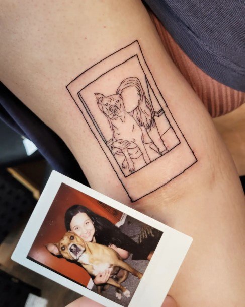 Tattoo tagged with small tiny red blue yellow cartoon little  polaroid medium size kawaii carlaevelyn green camera other upper  arm grey black  inkedappcom