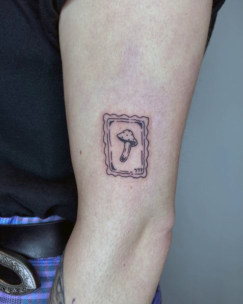 Awesome Postage Stamp Tattoos For Women