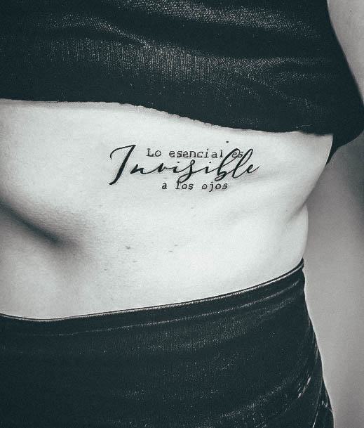 Awesome Quote Tattoos For Women Ribs