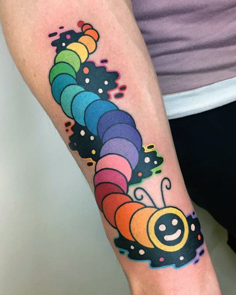 Awesome Rainbow Tattoos For Women