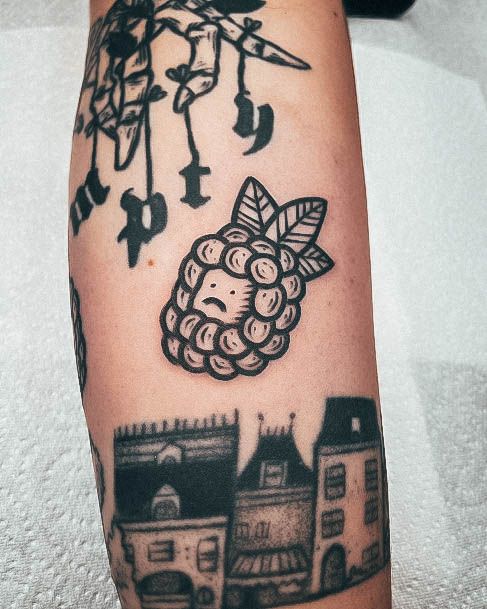 Awesome Raspberry Tattoos For Women