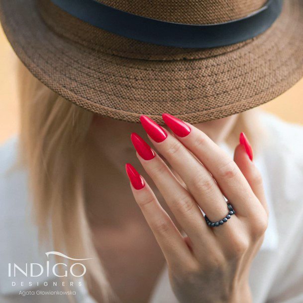 Awesome Red Summer Fingernails For Women