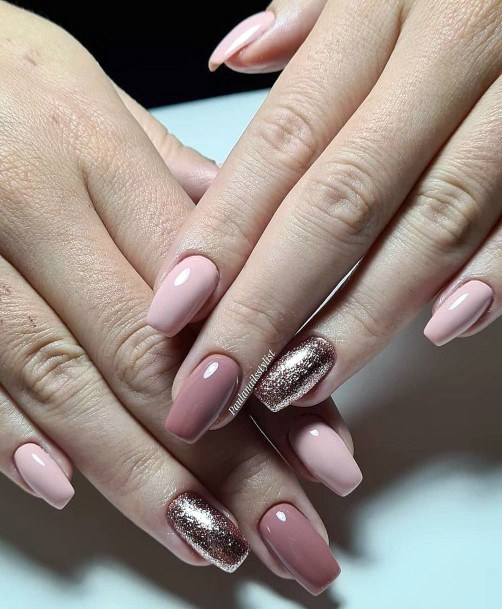 Awesome Rose Pink Fingernails For Women