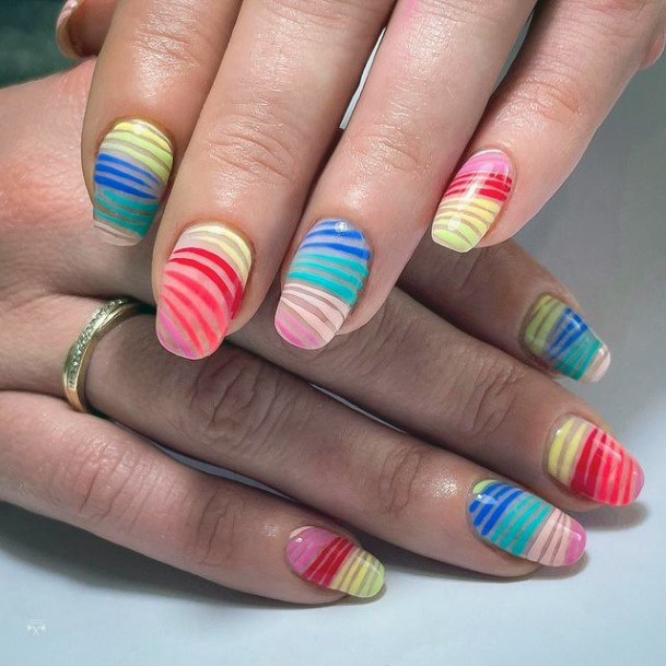 Awesome Short Summer Fingernails For Women