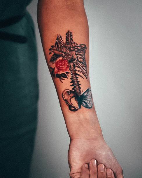 Awesome Skeleton Tattoos For Women