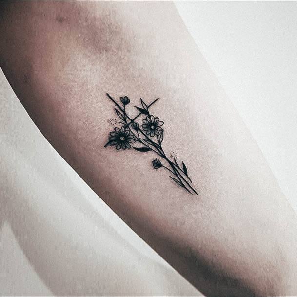 Awesome Small Cross Tattoos For Women