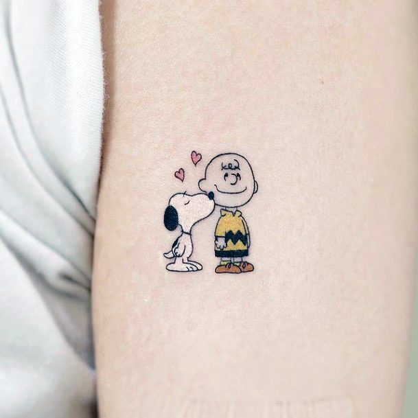 Awesome Snoopy Tattoos For Women