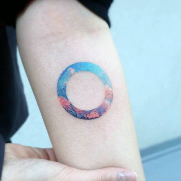 Awesome Sunset Sunrise Tattoos For Women