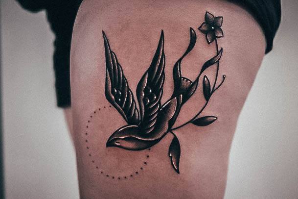 Awesome Swallow Tattoos For Women