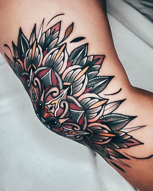 Awesome Tattoo Design Inspiration For Women Elbow