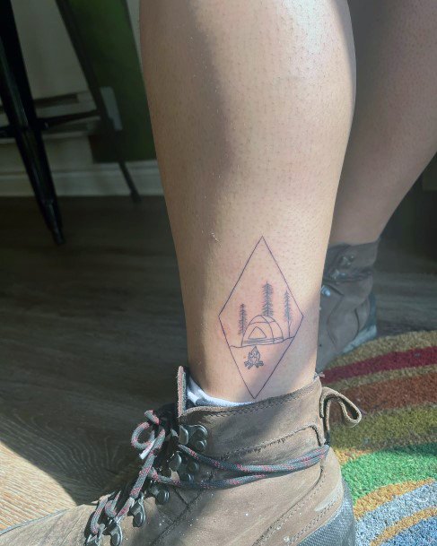 Awesome Tent Tattoos For Women