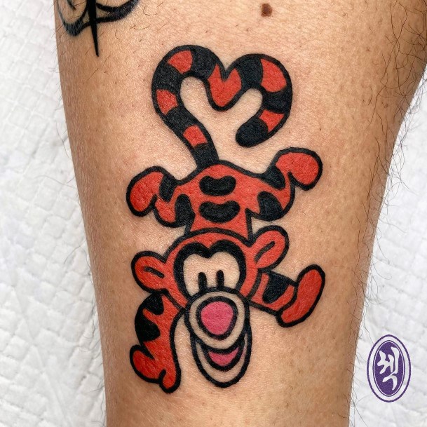 Awesome Tigger Tattoos For Women