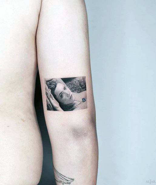 Awesome Titanic Tattoos For Women Rose Portrait