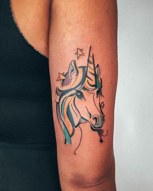 Awesome Unicorn Tattoos For Women