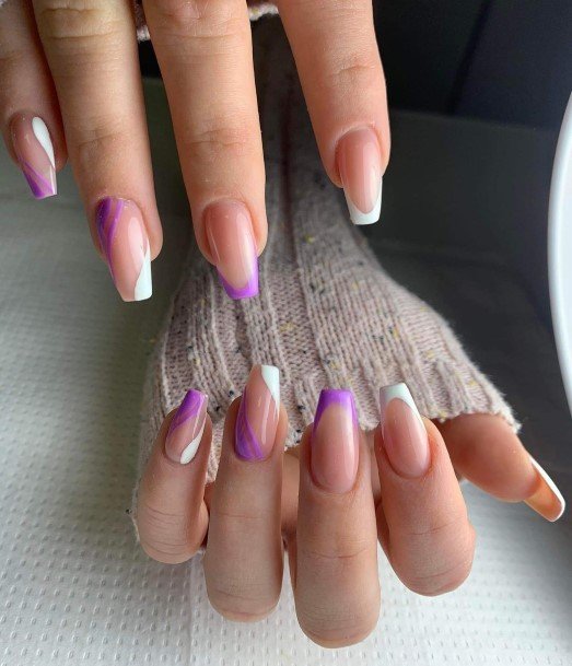 Awesome Violet Nails For Women