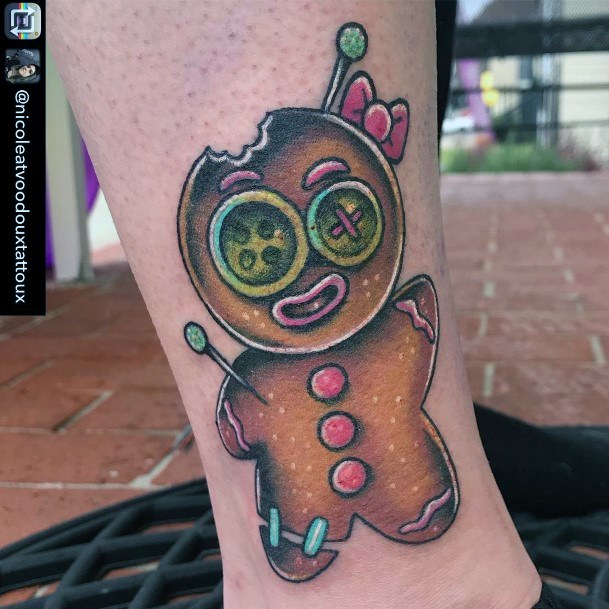 Awesome Voodoo Doll Tattoos For Women