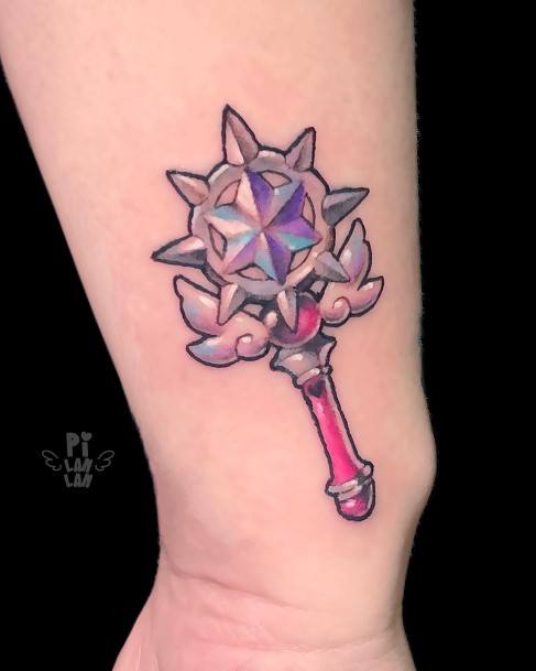 Awesome Wand Tattoos For Women