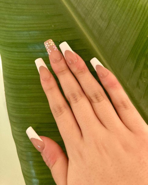 Awesome White French Tip Fingernails For Women