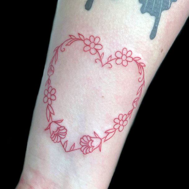 Awesome Wreath Tattoos For Women