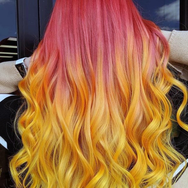 Awesome Yellow Ombre Hairstyless For Women