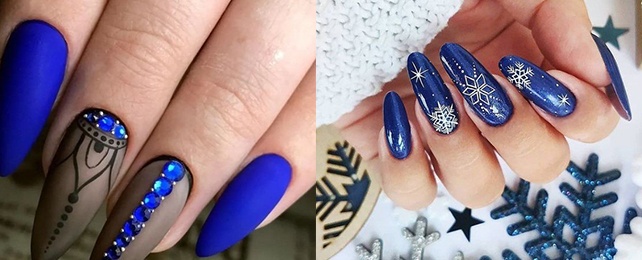 Top 100 Best Azure Nails For Women – Blue Fingernail Design Ideas