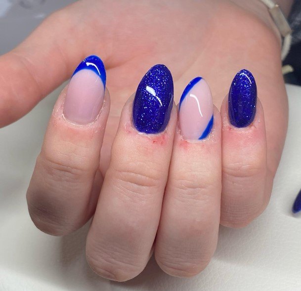 Azure Womens Feminine Azure Nails