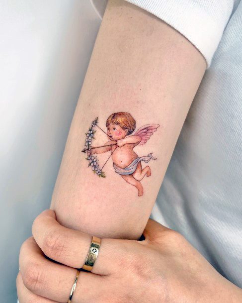 Baby Angel Womens Tattoo Designs