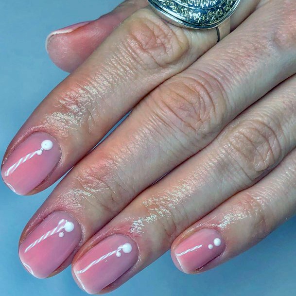 Baby Pink Colored Nails For Women