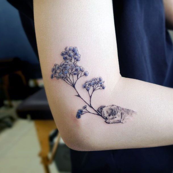 Babys Breath Female Tattoo Designs