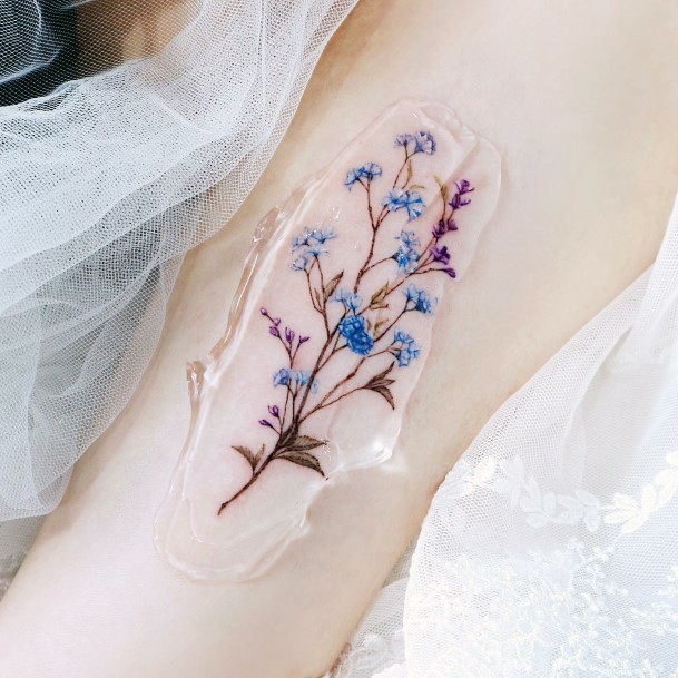 Babys Breath Tattoos For Girls