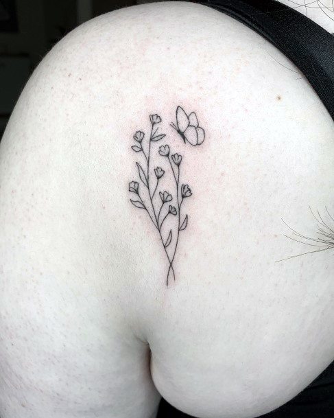 Babys Breath Womens Tattoo Designs