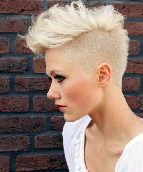 Bad Ass Side Shaved Mohawk Hairstyles For Women
