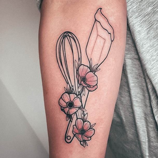 Baking Womens Tattoo Designs