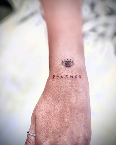 Balance Tattoo Design Inspiration For Women